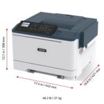 Xerox® C310 Farbdrucker Abmessungen
